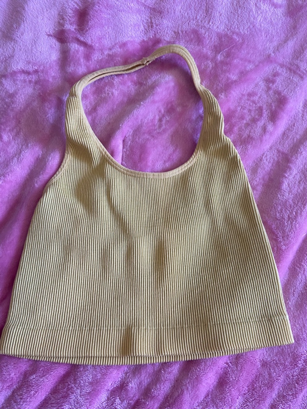 Three Ribbed Halter Crop Tops - Picture 5 of 6